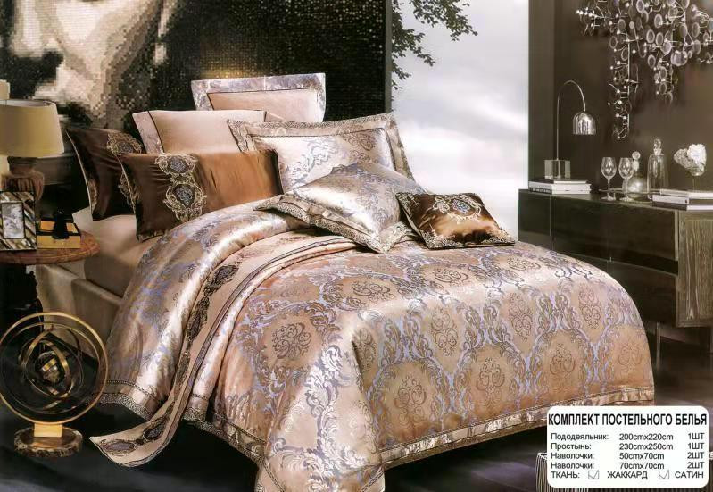 

Комплект постельного белья Candies Сатин-Жаккард в подарочной коробке Евро размер