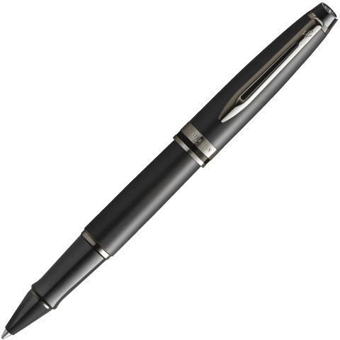 

Шариковая ручка Waterman Expert DeLuxe Metallic Black RT 2119190 черная 0,8 мм 1 шт.