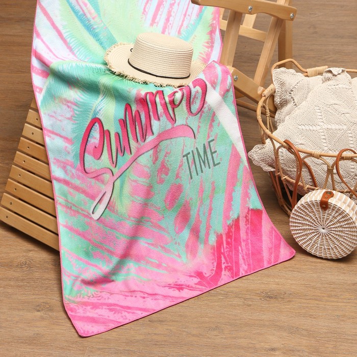 

Этель Полотенце пляжное Этель Neon Summer, 70х140 см, 250 гр/м2, 100 п/э