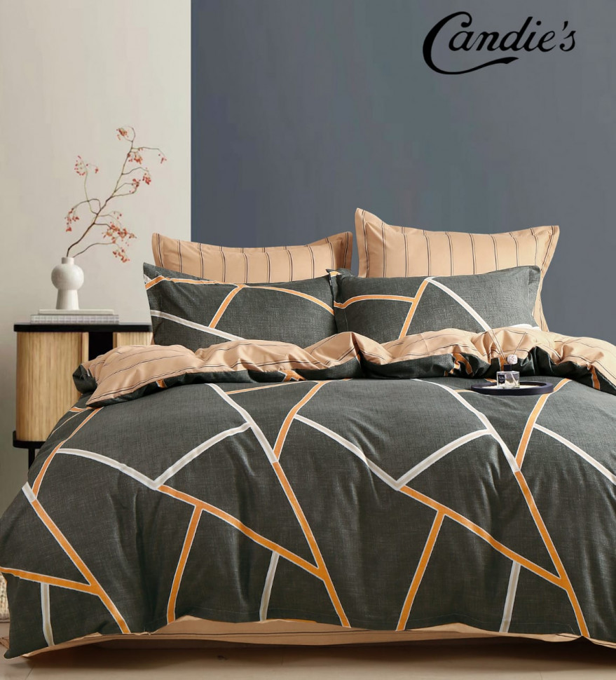 

Комплект постельного белья Candies Евро На резинке по кругу, CANR18