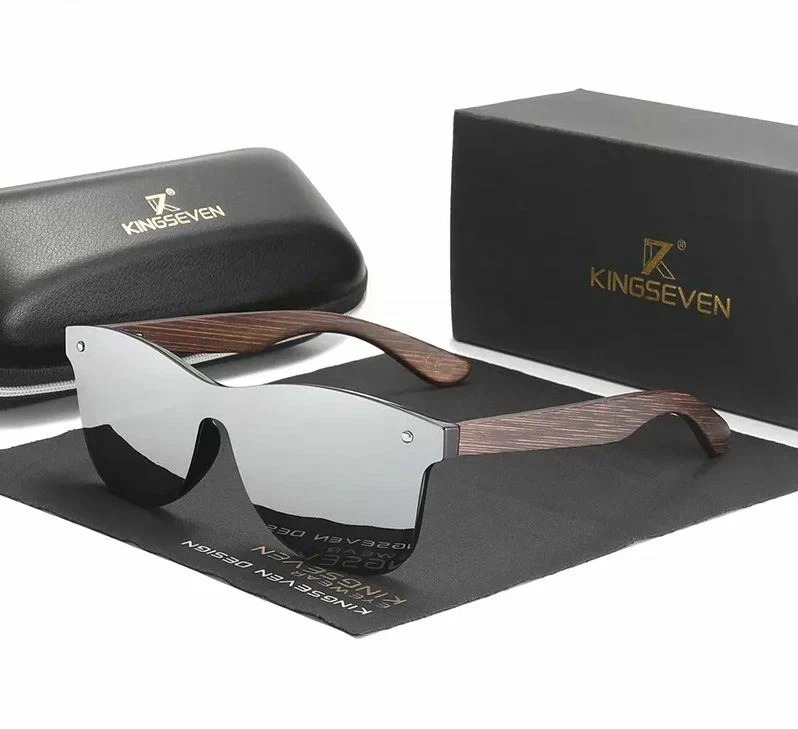 Солнцезащитные очки унисекс Kingseven D-5504 silver