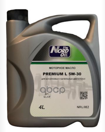 Моторное масло NORD OIL полусинтетическое Premium L 5W30 Sl/Cf 4л