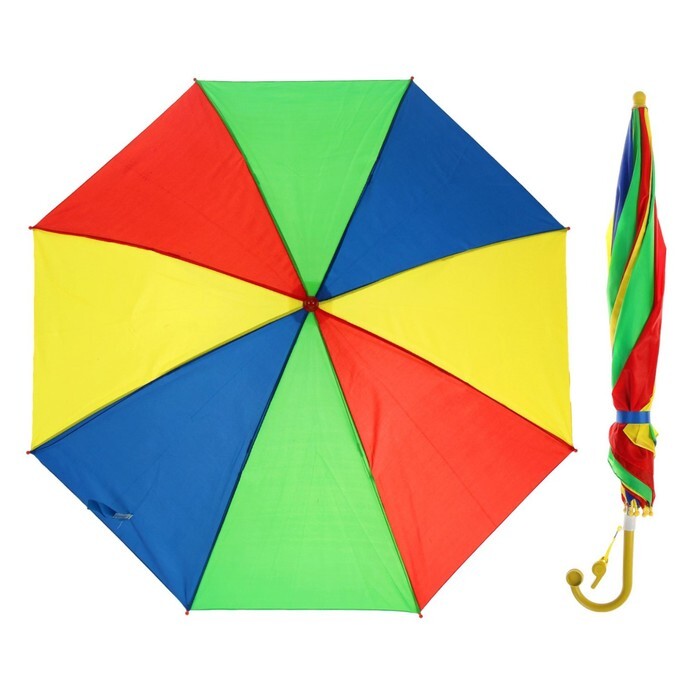 Зонт детский Радуга, со свистком ZOND-R зонт детский полуавтоматический милые зверюшки r 41см со свистком микс