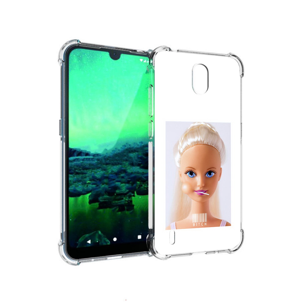 

Чехол MyPads Tocco для Nokia 1.3 барби (PT227048.104.226), Прозрачный, Tocco