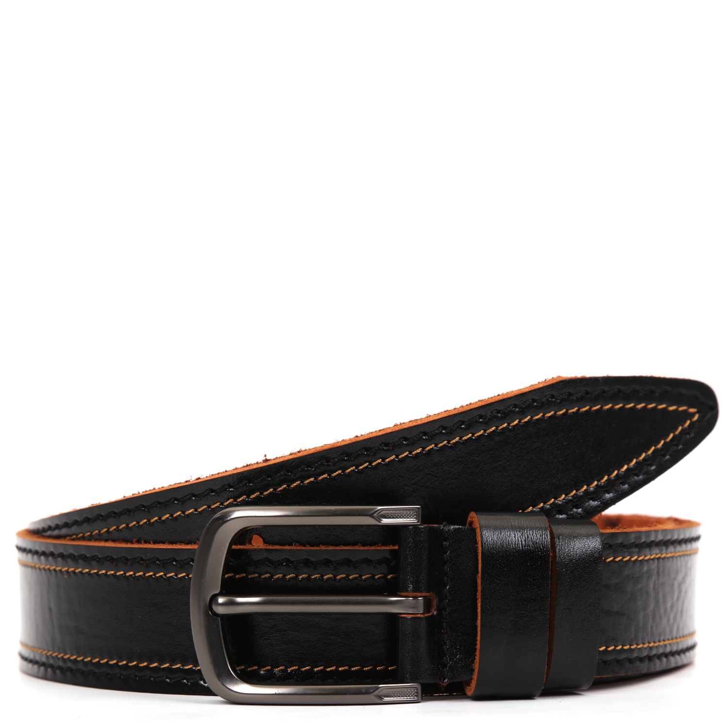

Ремень мужской FABRETTI FR2209L125-12, черный, FR2209L125-12
