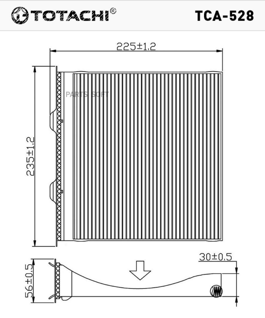 TOTACHI TCA-528 Фильтр TOTACHI TCA-528 AC-903EE 72880-FG000 CU 22 004 868₽