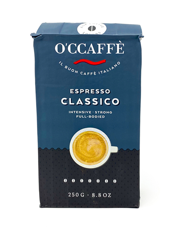 Кофе молотый O'CCAFFE Espresso Classico, 250 г