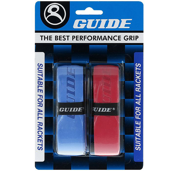 фото Овергрип для теннисной ракетки guide grip replacement 350 x2 синий/красный 2 шт