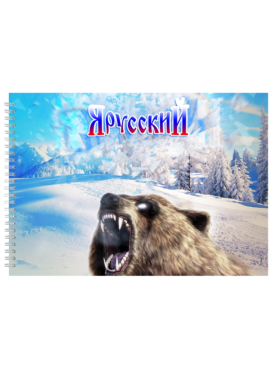 

Альбом для рисования DRABS Я русский с медведем