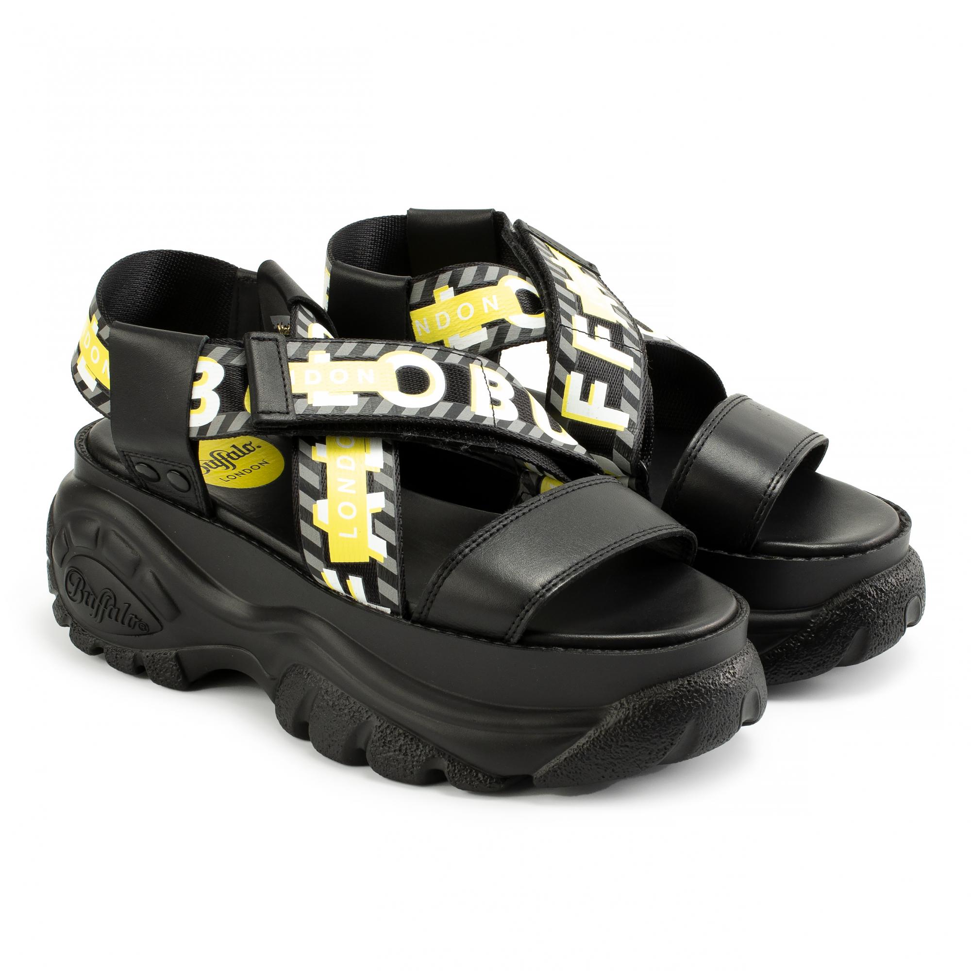 

Сандалии женские Buffalo shoes BO черные 40 EU, BO