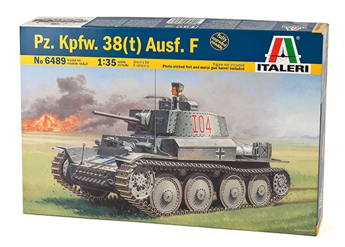 

Сборная модель Italeri 1/35 Pz.Kpfw 38(t) Ausf. F 6489