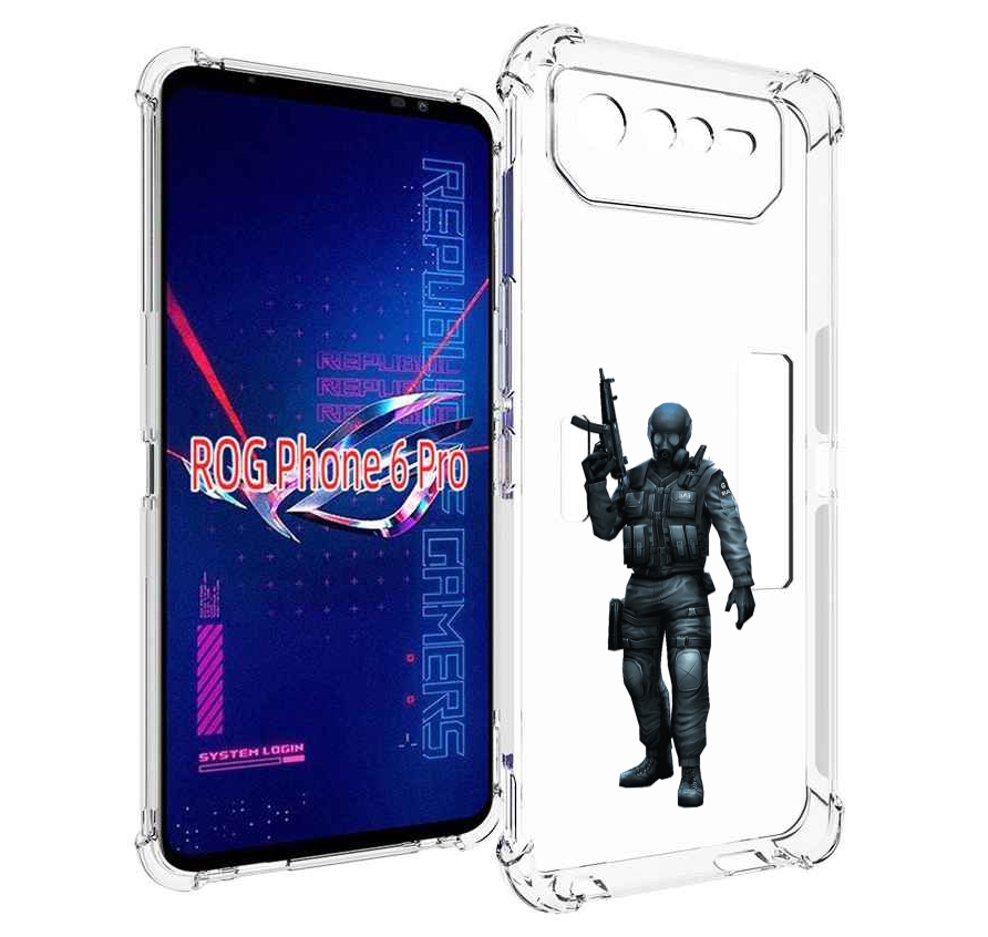 

Чехол MyPads crossfire для Asus ROG Phone 6 Pro, Прозрачный, Tocco