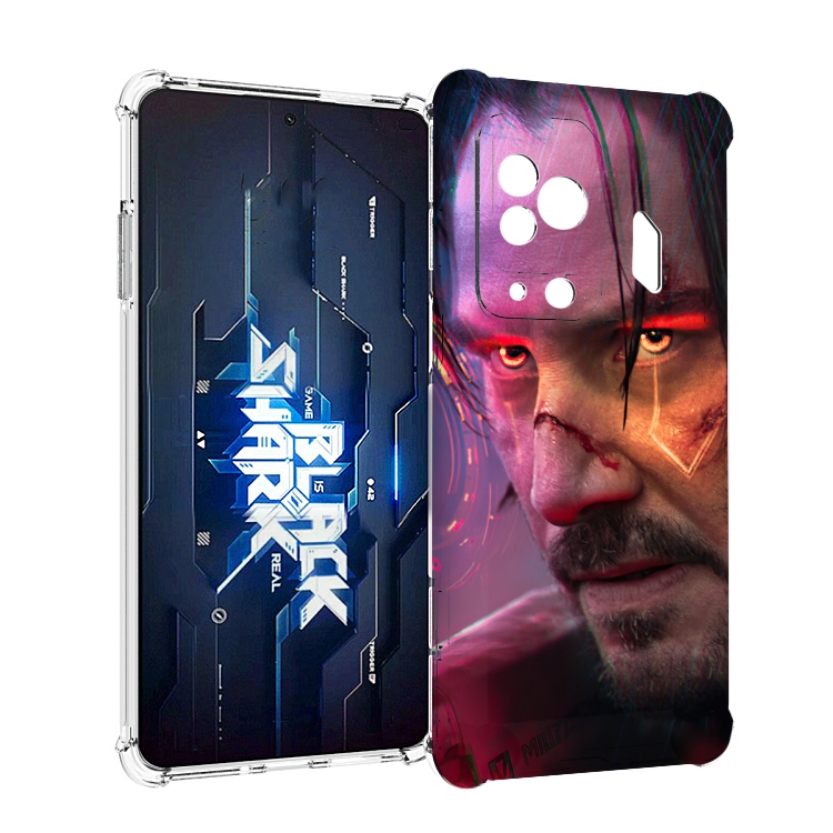 

Чехол MyPads cyberpunk 2077 Джонни Сильверхенд для Xiaomi Black Shark 5 Pro, Прозрачный, Tocco