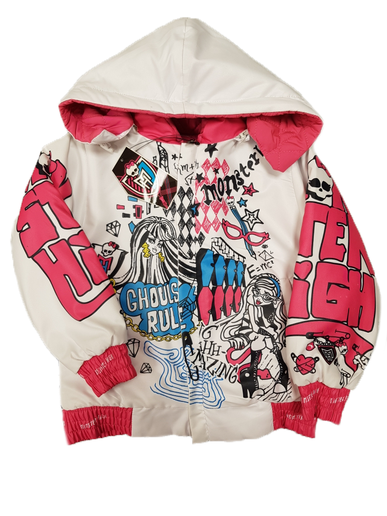 Monster High Куртка демисезонная двусторонняя с капюшоном куртка двусторонняя для мальчика