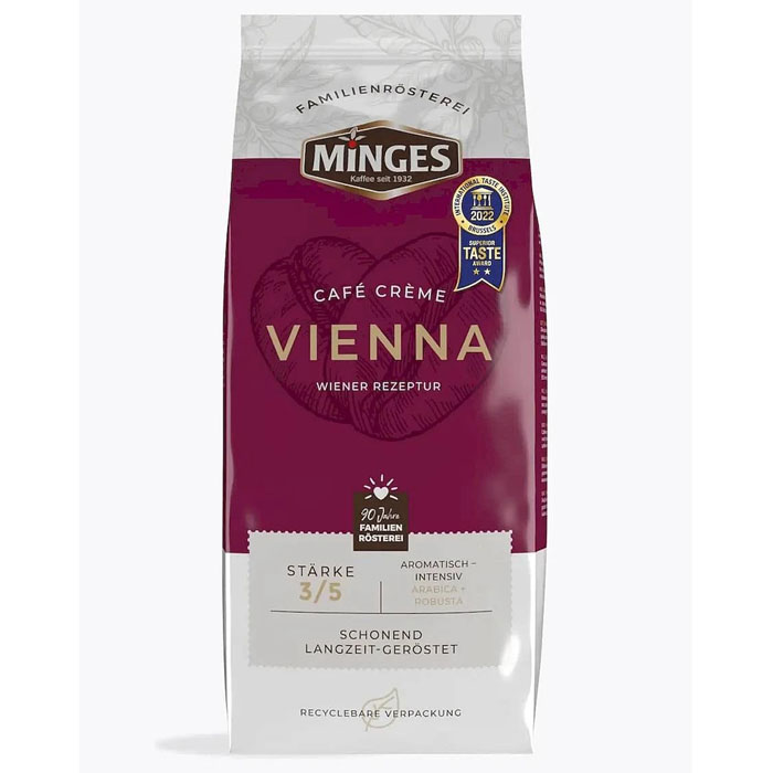 Кофе в зернах Minges Cafe Creme Vienna 1000 г