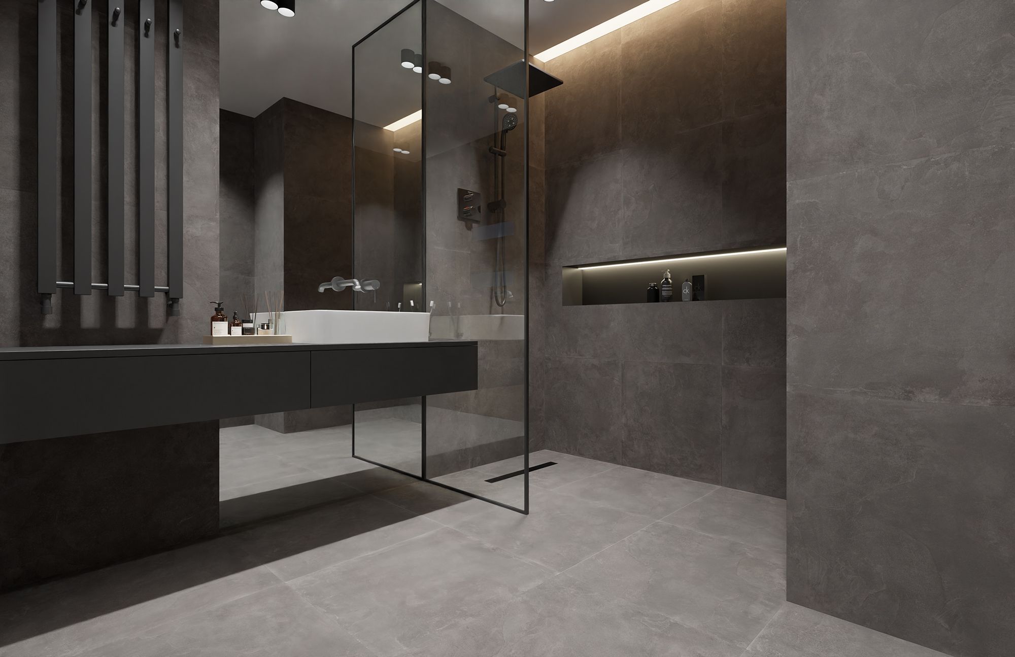 Плитка GLOBAL TILE GT60601601MR серая 60x60x9.50 мм матовая (4 шт)