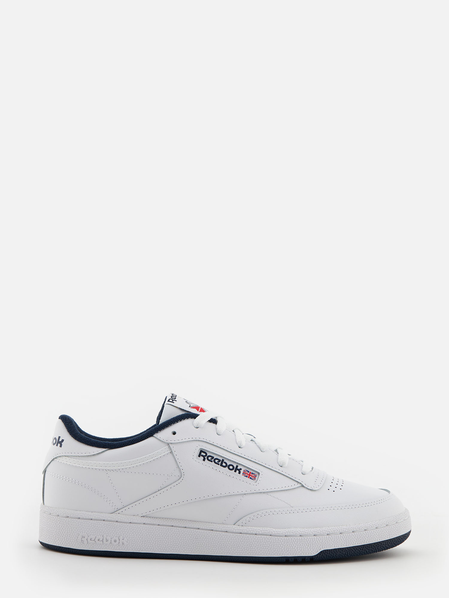 

Кеды мужские Reebok Club C 85 AR0457 белые 9.5 US, Белый, Club C 85