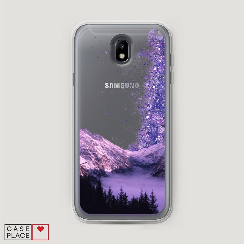 

Жидкий чехол с блестками "Звездный единорог" на Samsung Galaxy A91