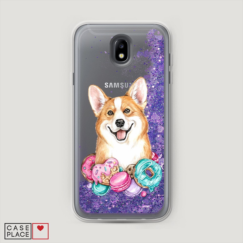 

Жидкий чехол с блестками "Звездный единорог" на Samsung Galaxy A91