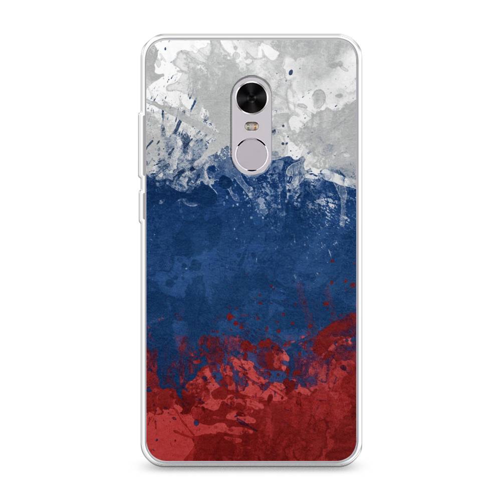 

Чехол Awog на Xiaomi Redmi Note 4 "Флаг России неровный", Разноцветный, 31850-5