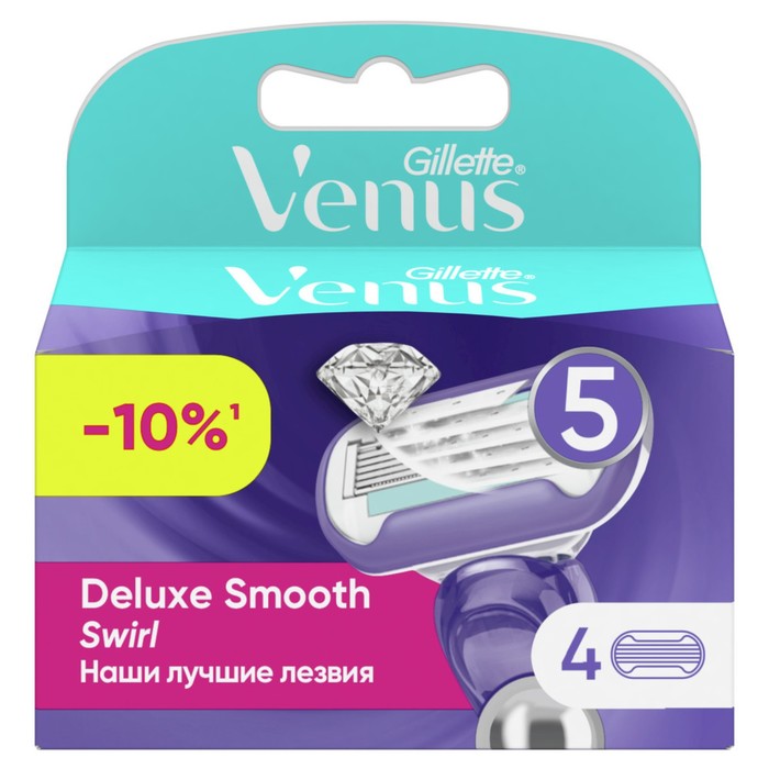 Сменные кассеты Gillette Venus Swirl, 4 шт