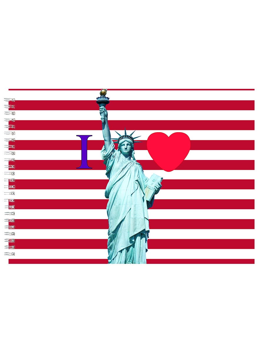 

Альбом для рисования DRABS I Love USA