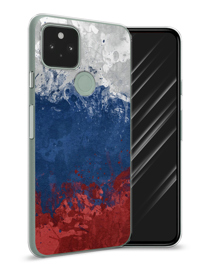 

Чехол Awog на Google Pixel 5A "Флаг России неровный", Разноцветный, 271050-5