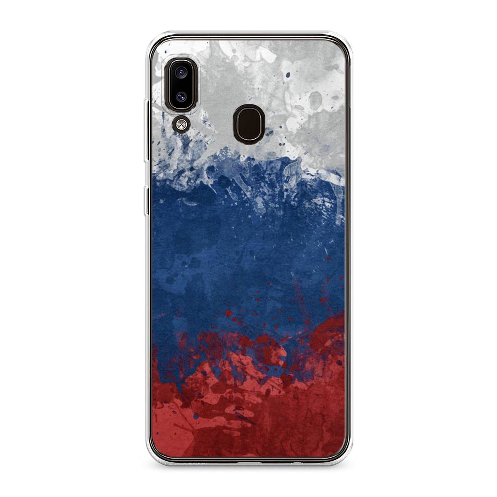 

Чехол Awog на Samsung Galaxy A30 "Флаг России неровный", Разноцветный, 27550-5