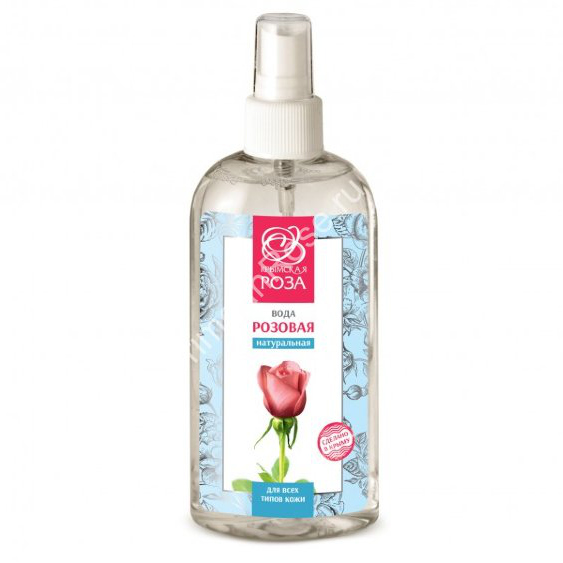 Вода Крымская Роза Розовая натуральная для всех типов кожи 200 мл