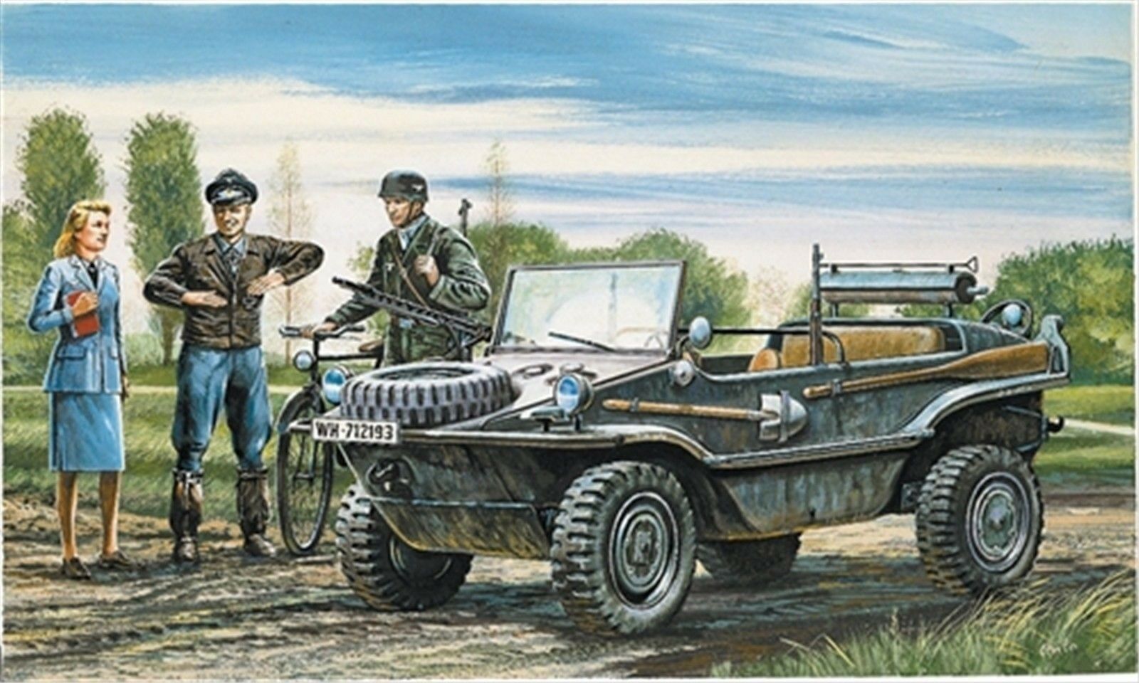 Сборная модель Italeri 1/35 Schwimmwagen 0313 600004965997