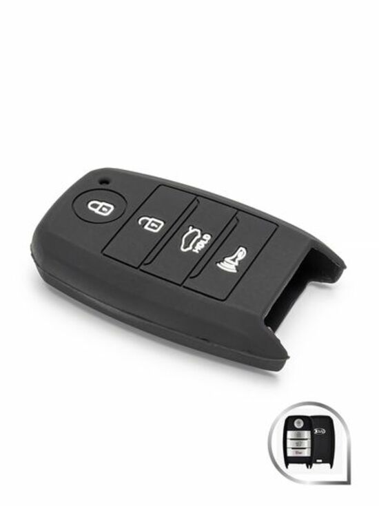 

Чехол SLK силиконовый для ключа 1092 KIA K3, Черный