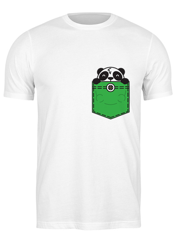 

Футболка мужская Printio Панда белая 3XL, Белый, Панда