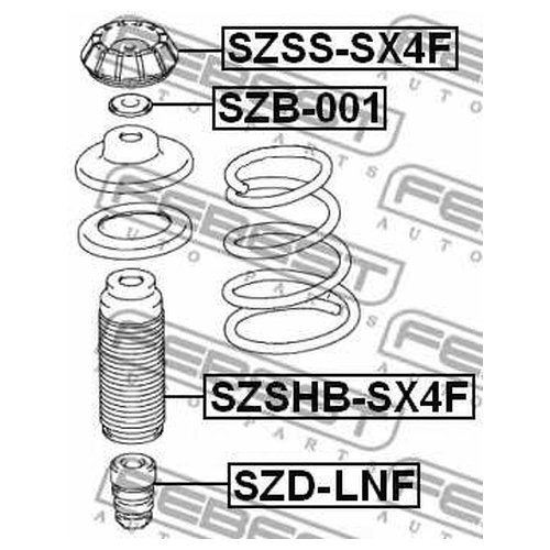 

Пыльник амортизатора Febest szshbsx4f для Suzuki SX4