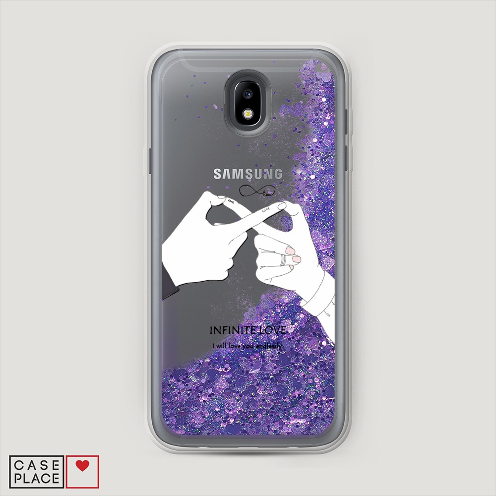 

Жидкий чехол с блестками "Звездный единорог" на Samsung Galaxy A91
