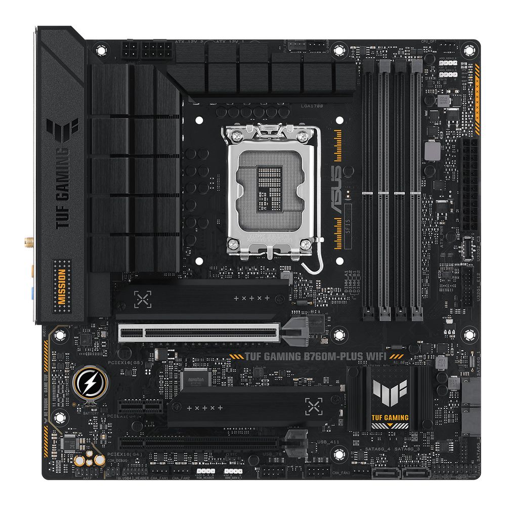 

Материнская плата ASUS TUF GAMING B760M-PLUS WIFI (90MB1ET0-M1EAY0), TUF GAMING B760M-PLUS WIFI