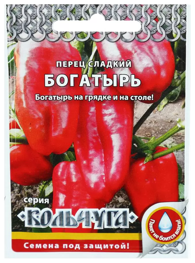 

Семена перец сладкий Богатырь, Русский Огород, art0015-psams4288, 5шт