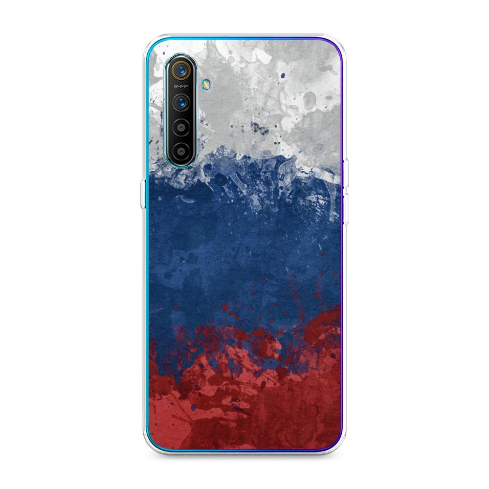 

Чехол Awog на Realme XT "Флаг России неровный", Разноцветный, 251450-5