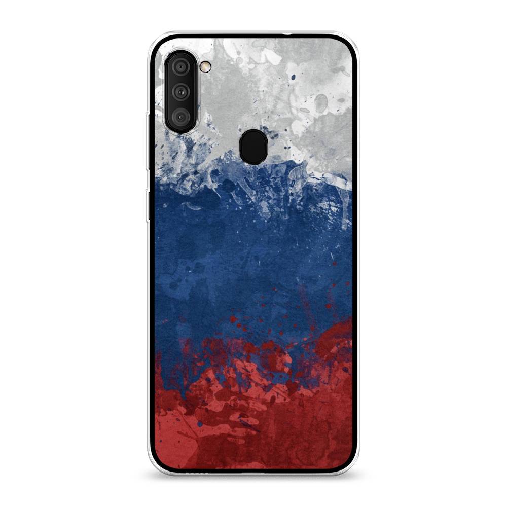 

Чехол Awog на Samsung Galaxy A11 / Самсунг A11 "Флаг России неровный", Разноцветный, 2100150-5