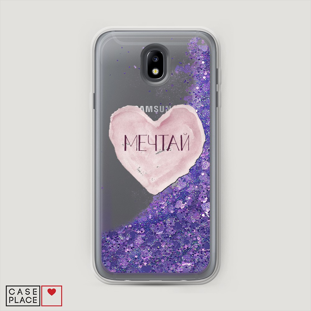

Жидкий чехол с блестками "Звездный единорог" на Samsung Galaxy A91