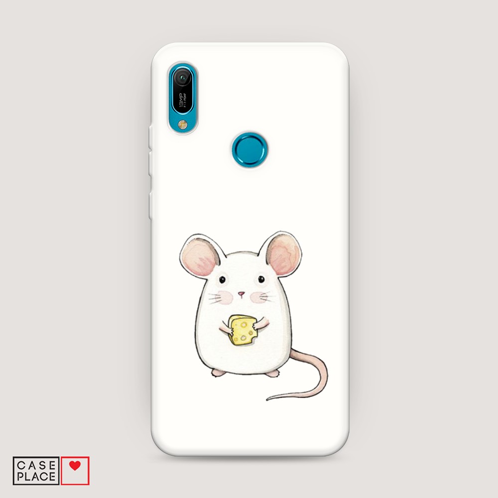 

Чехол Awog на Huawei Y6 2019 "Мышка", Разноцветный, 68657-1