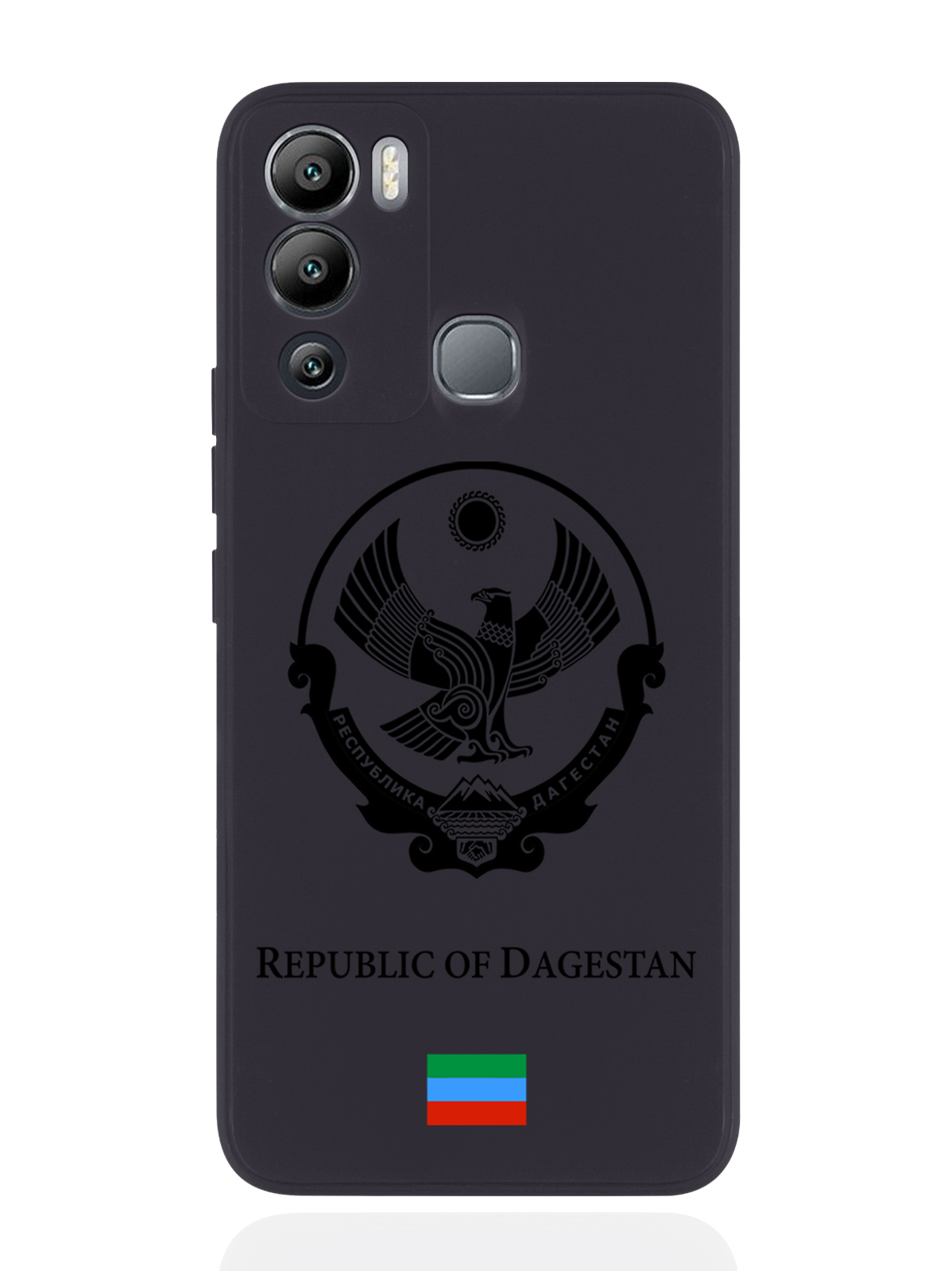 

Чехол SignumCase для Infinix Hot 12i Черный лаковый Герб Дагестана черный