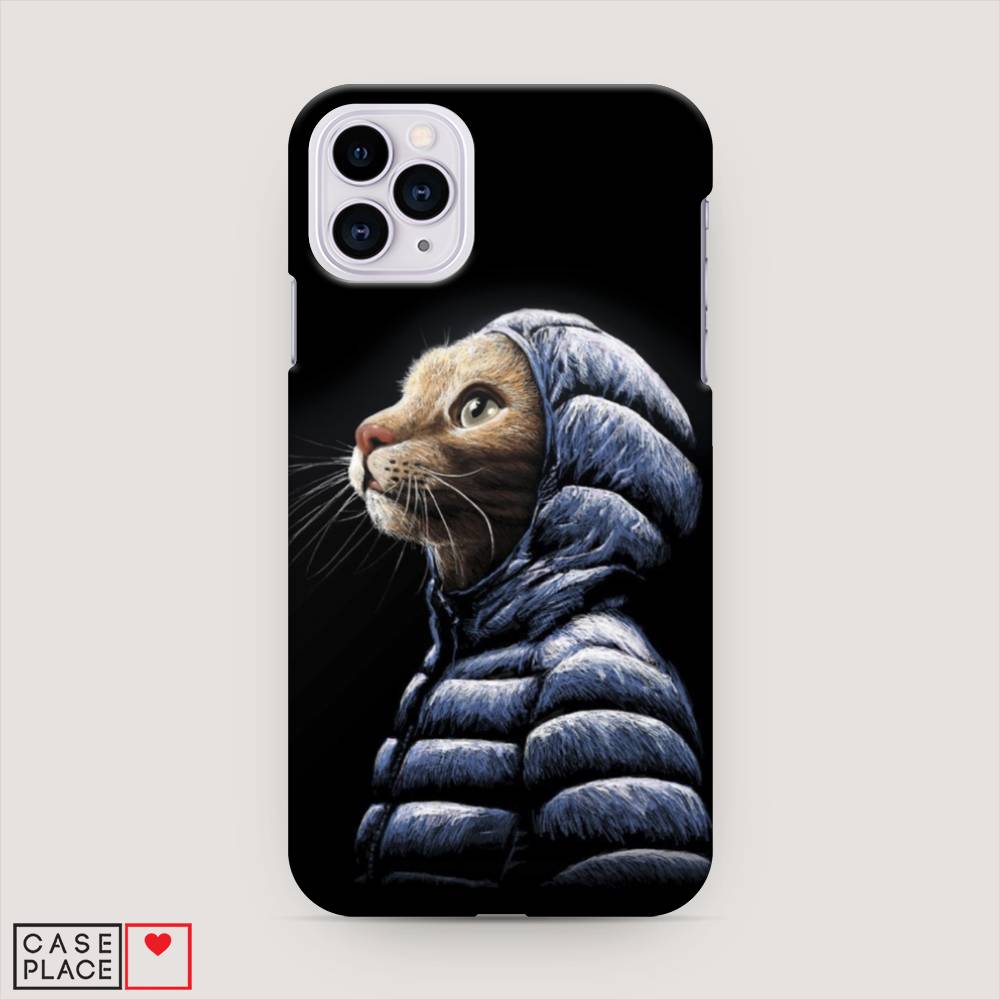 

Пластиковый чехол "Кот в капюшоне" на Apple iPhone 11 Pro Max, 12220-1