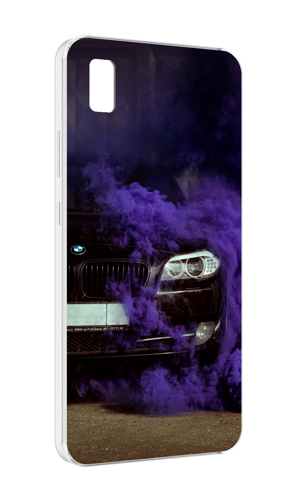 

Чехол MyPads бмв-с-фиолетовым-дымом мужской для ZTE BLADE L210, Прозрачный, Tocco