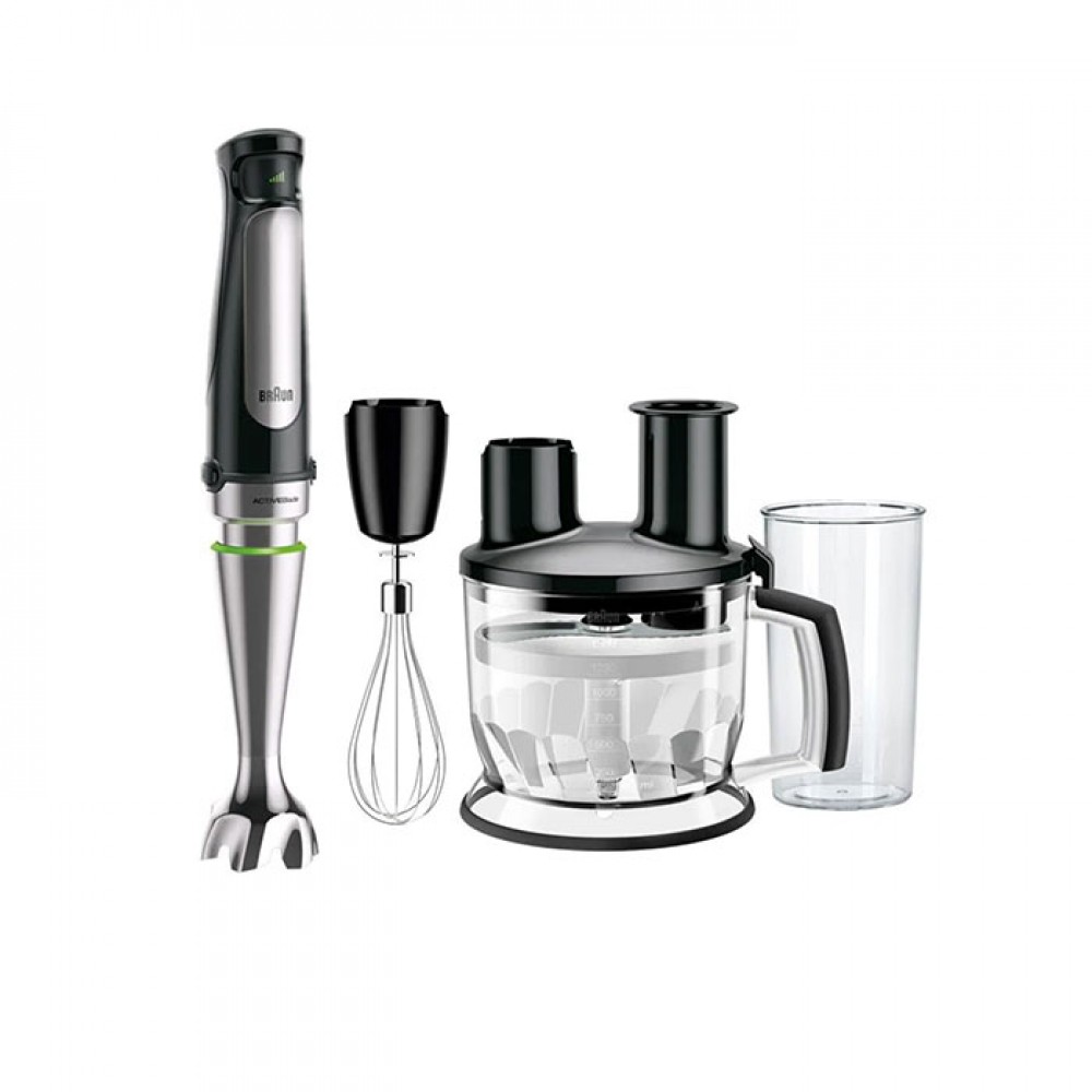 

Погружной блендер Braun MQ7075X черный, MQ7075X