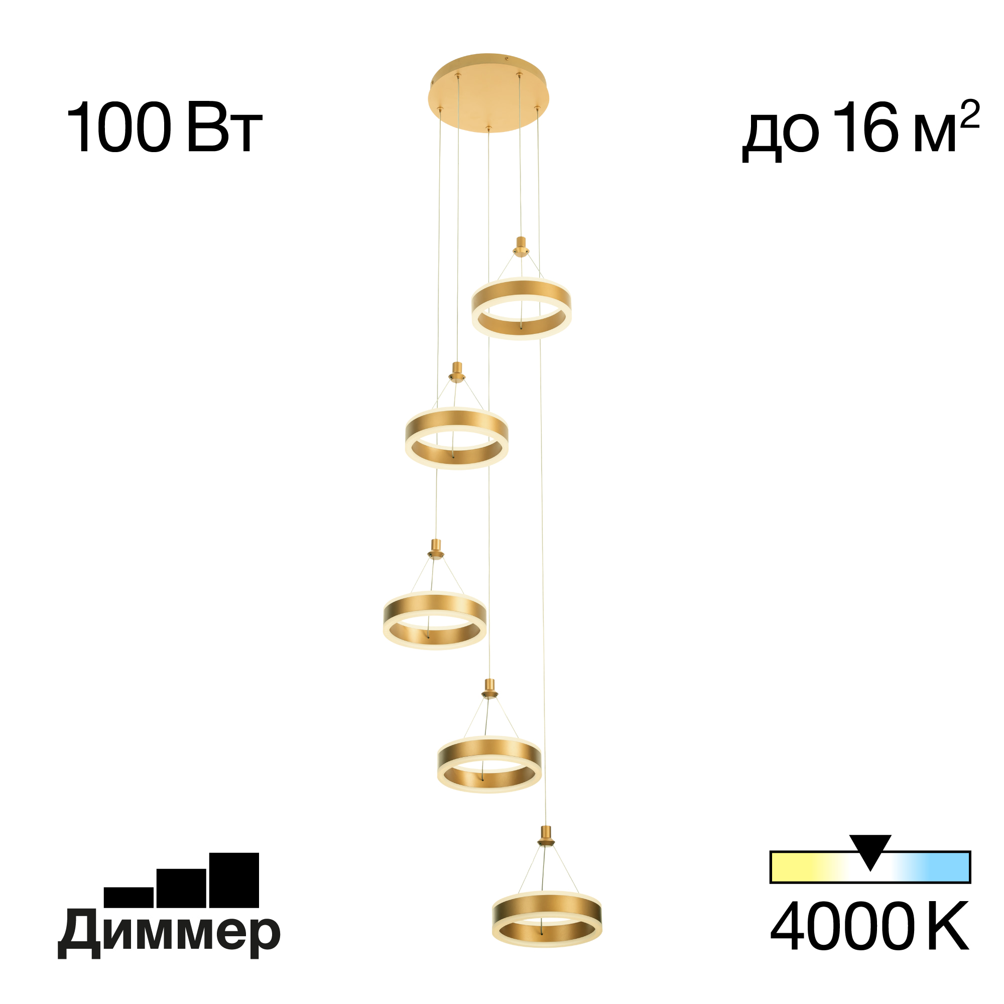 

Люстра подвесная Citilux CubeCL719241, CL719241