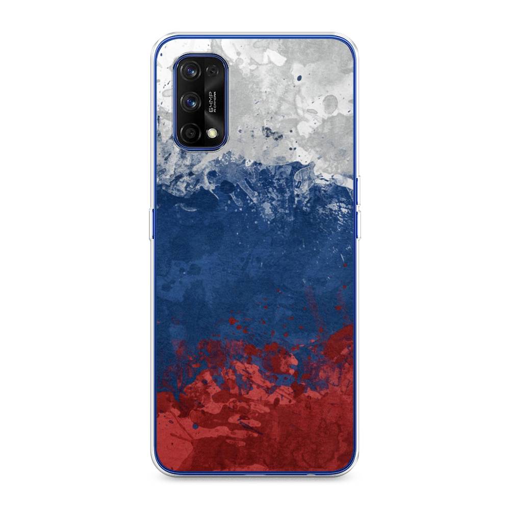 

Чехол Awog на Realme 7 Pro "Флаг России неровный", Разноцветный, 254050-5