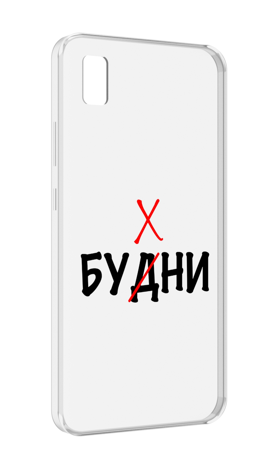 

Чехол MyPads будни мужской для ZTE BLADE L210, Прозрачный, Tocco