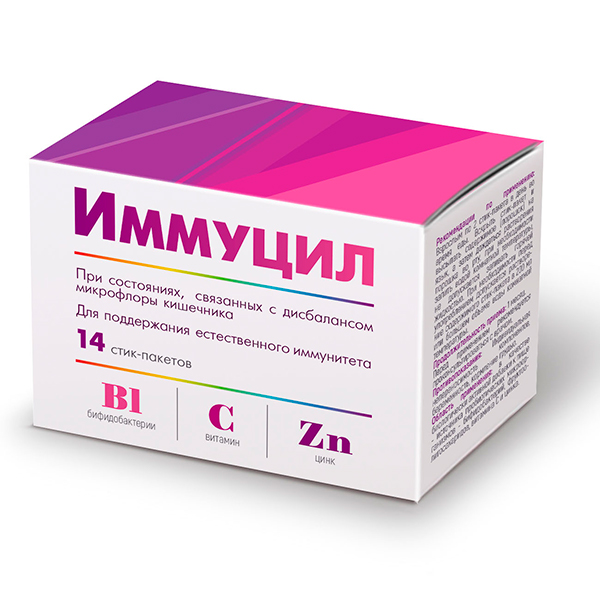 

БАД Valenta Иммуцил пакетики 1,5г 14 шт., Иммуцил