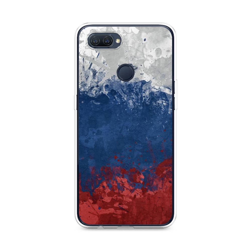 

Чехол Awog на Oppo A12 "Флаг России неровный", Разноцветный, 253450-5