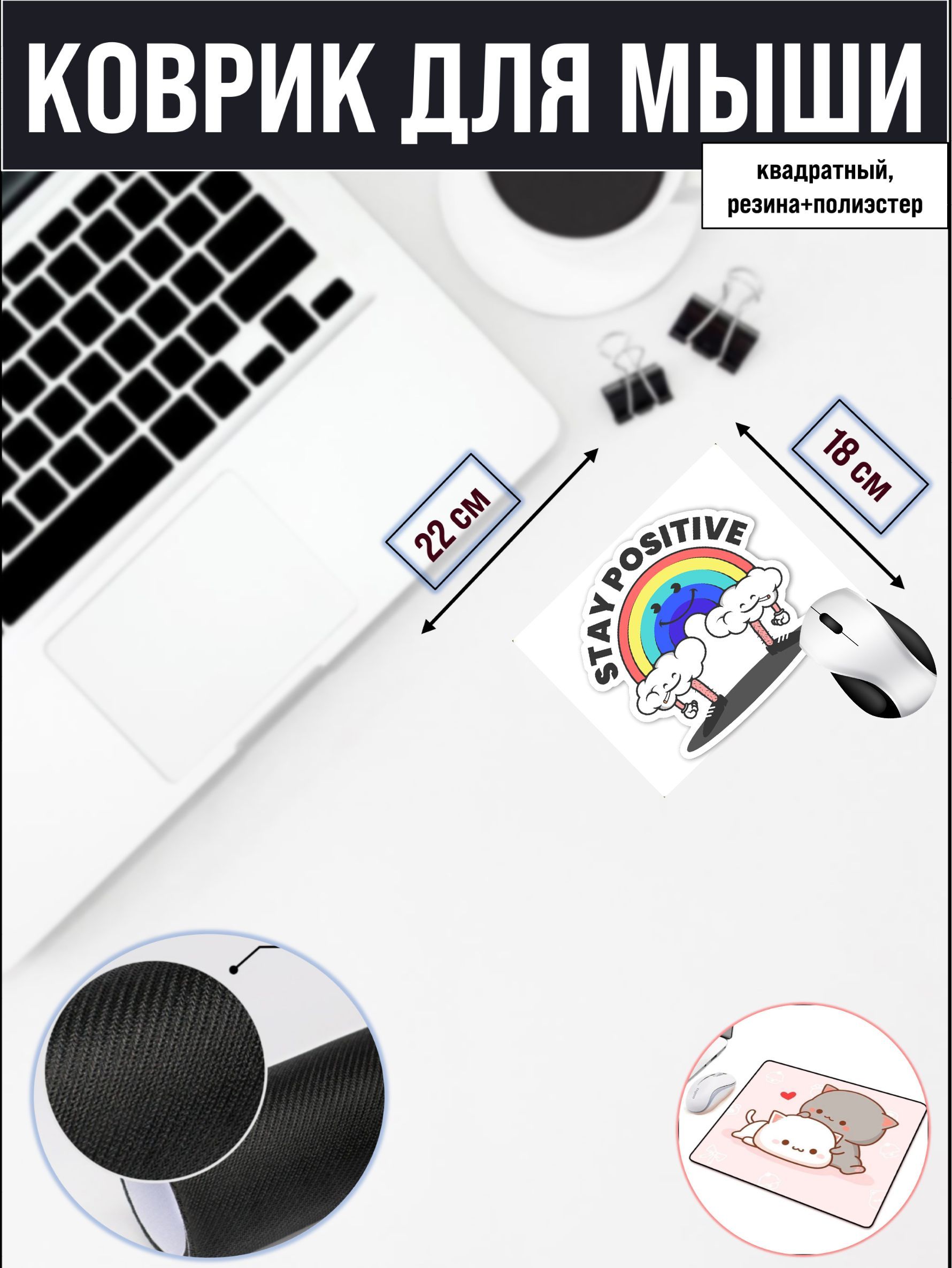 

Коврик для мыши NoBrand RS2128, Рисунок, RS2128